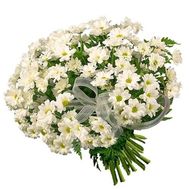 Букет із 19 хризантем