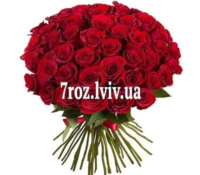 Букет із 51 імпортної троянди