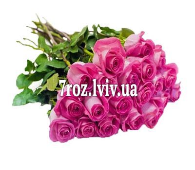 Імпортні рожеві троянди для дівчини