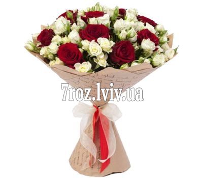 Класичний букет із троянд
