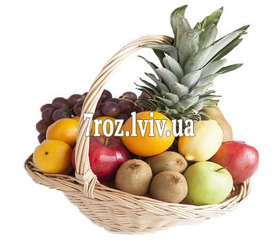 Подарункова корзина фруктів