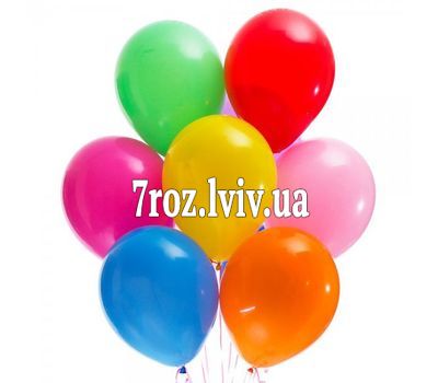 9 гелієвих кульок