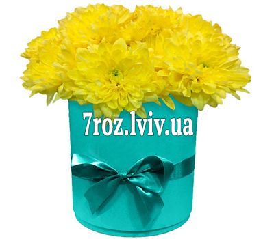 Невелика коробочка хризантем
