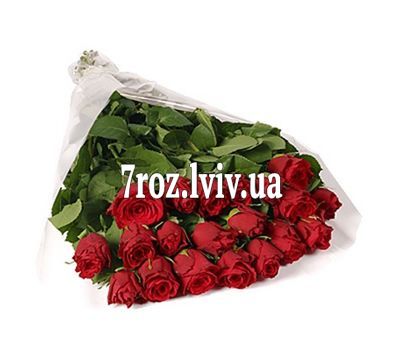 Букет із 21 імпортної троянди