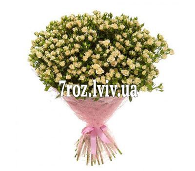 Букет із 101 кущовий троянди