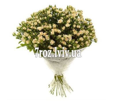 Букет із 51 кущовий троянди