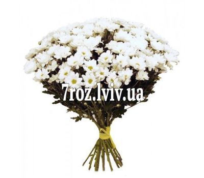 Букет із 15 ромашкових хризантем