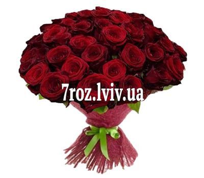 Букет із 55 троянд