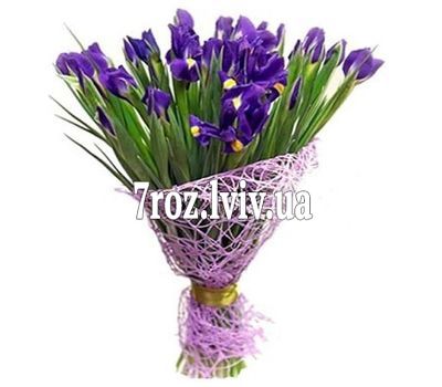 Букет цветов из 25 ирисов